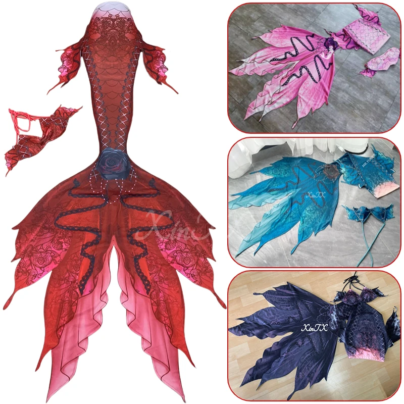 Aquarium - Ogon syreny w ciemnym, gotyckim stylu,
