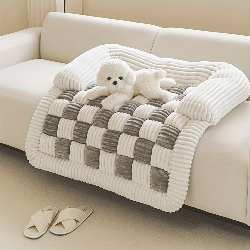 Pet Beds - Mata dla zwierząt w kratę, super