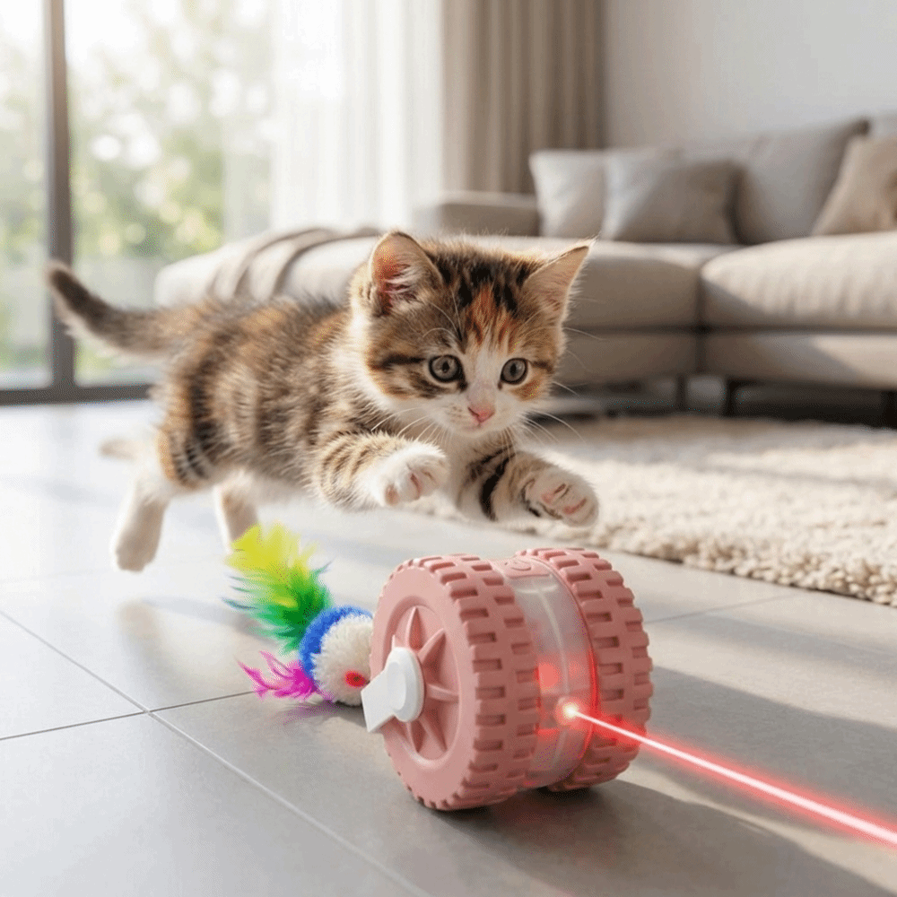 Interaktywna zabawka dla kota  – Automatic Moving Dog Ball recenzja i cena